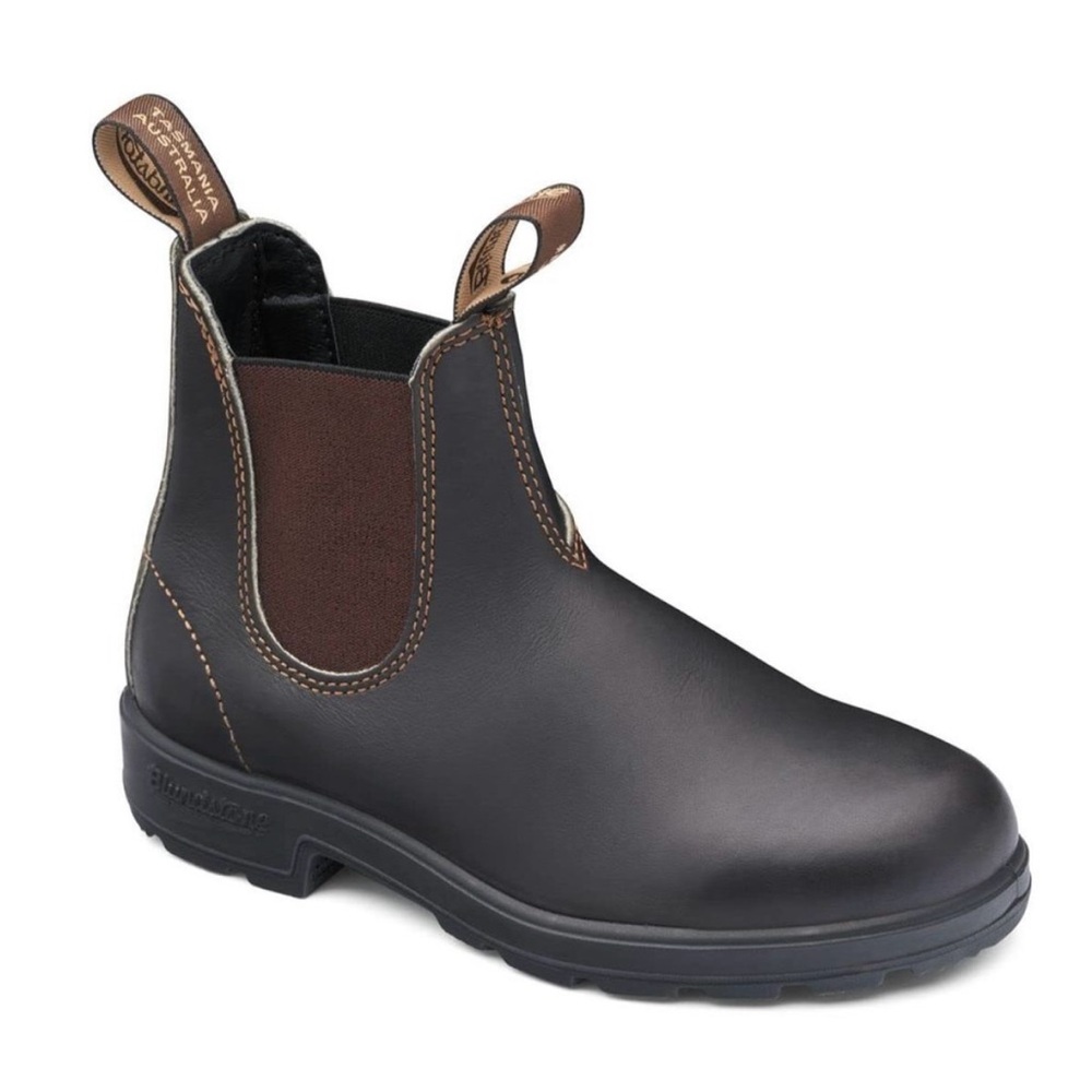 BLUNDSTONE 500 Series Unisex Premium Water Resistant Leather Chelsea Boots - Picture 3 of 11